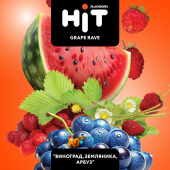Табак BlackBurn HIT 19 Виноград Земляника Арбуз (Grape Rave) 30г